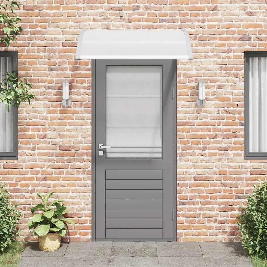 Pensilina per Porta Grigia 120x100 cm in PC CFW6545344