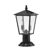 Lampada esterno a colonna nera Hinkley Huntersfield E14 2x40W
