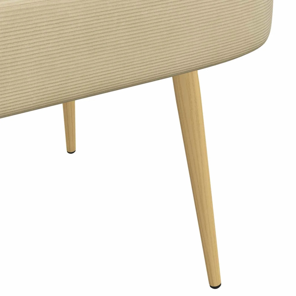 Panchina imbottita con schienale Verde grigio chiaro CFW9152915