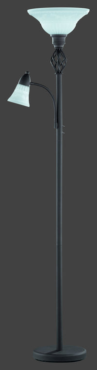 Piantana da Interno  E27 in Metallo Ruggine