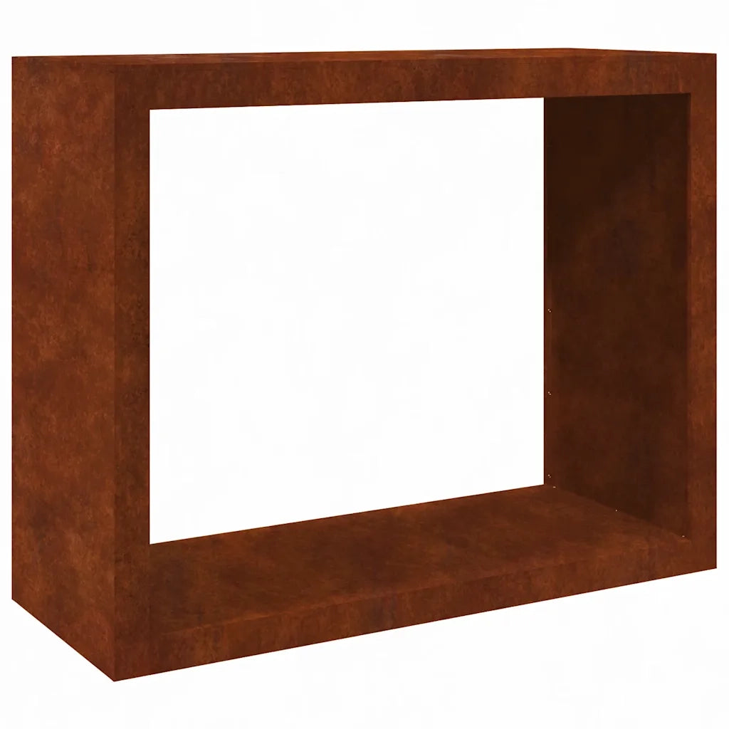 Rack per Legna da Ardere 100x40x80 cm in Acciaio Corten CFW6289648