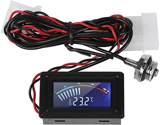 Termometro di temperatura - Idroprova - Adatto per computer e laptop - Flessibile PC G1/4 - Ampia gamma di temperatura
