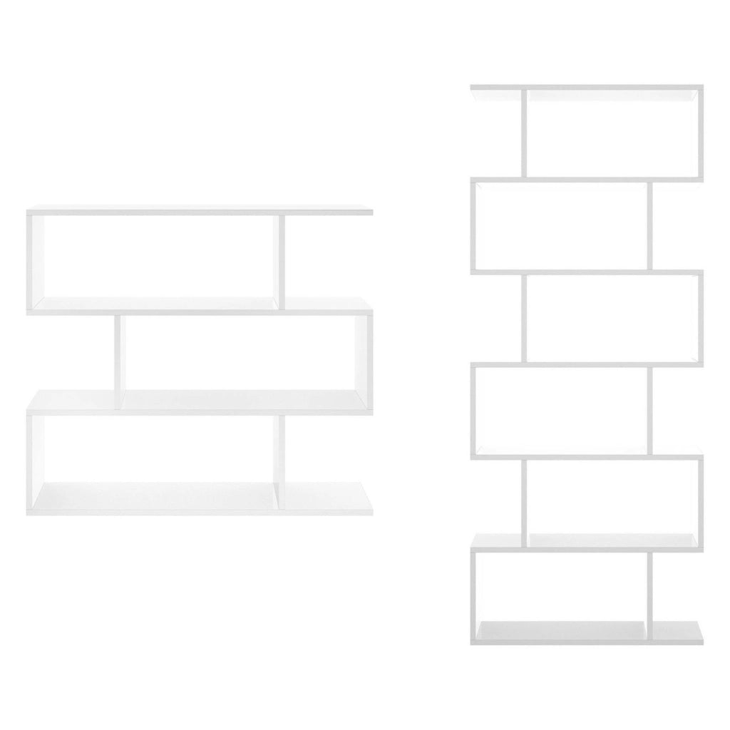 Jesolo, set Libreria Modulabile, Bianco