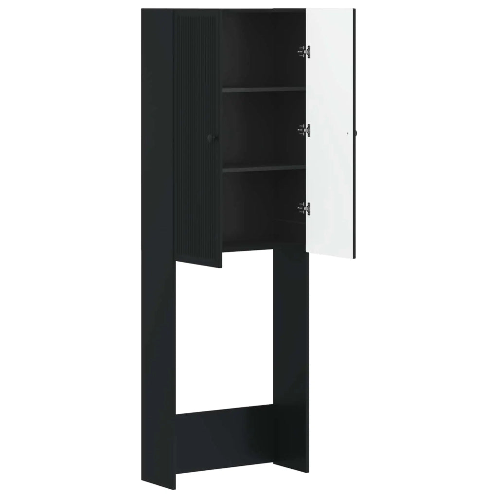 Mobile Bagno EDE Nero 66 x 25,5 x 190 cm Legno ingegnerizzato 896036