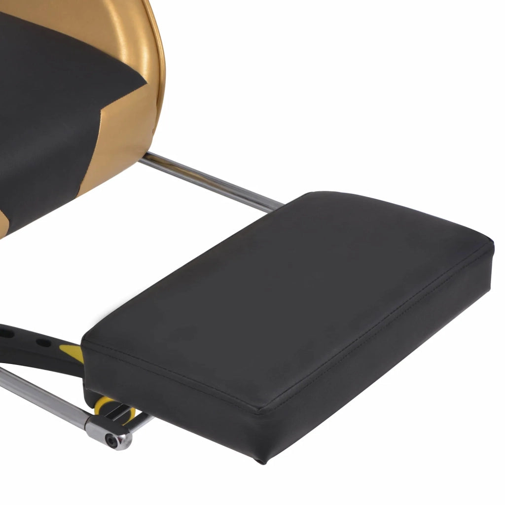Sedia da gaming Oro 70 x 71 x 136 cm Pelle Artificiale