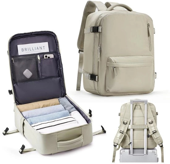 Borsa a mano Easyjet 45x36x20 per sedia a sedere della cabina, borsa a mano per donna, borsa per viaggio, borsa a mano per laptop da 15,6 pollici, impermeabile, per uomo