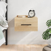 Comodino a Muro Rovere Sonoma 35x35x20 cm 829874