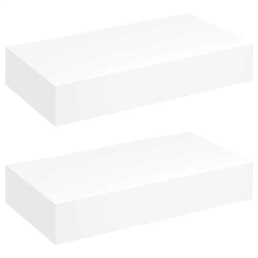 Mensole con Cassetti 2 pz Bianco 48 cm cod mxl 48927