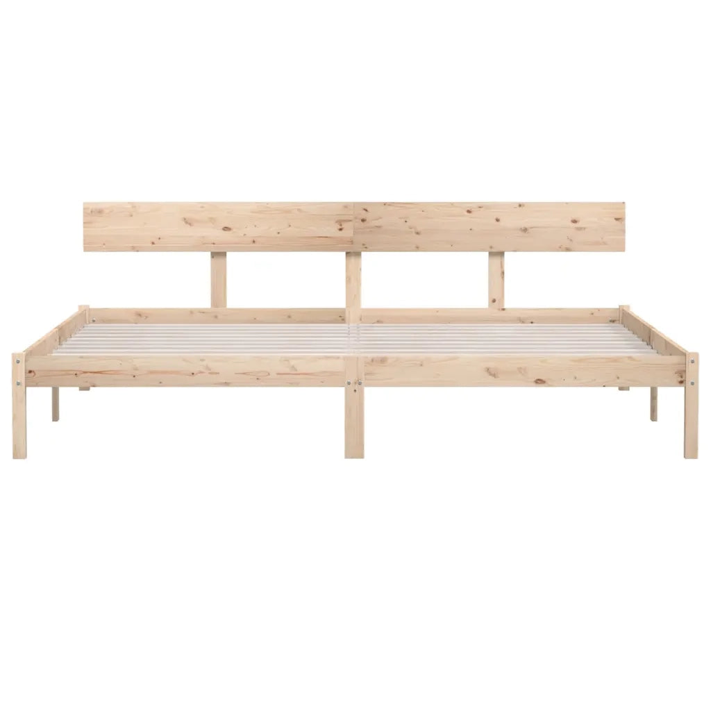 Giroletto senza Materasso in Legno Massello 200x200 cm 810167