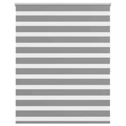 Tenda a rullo | Tenda avvolgibile zebra 140,9x175 cm Larghezza tessuto 136,7 cm grigio