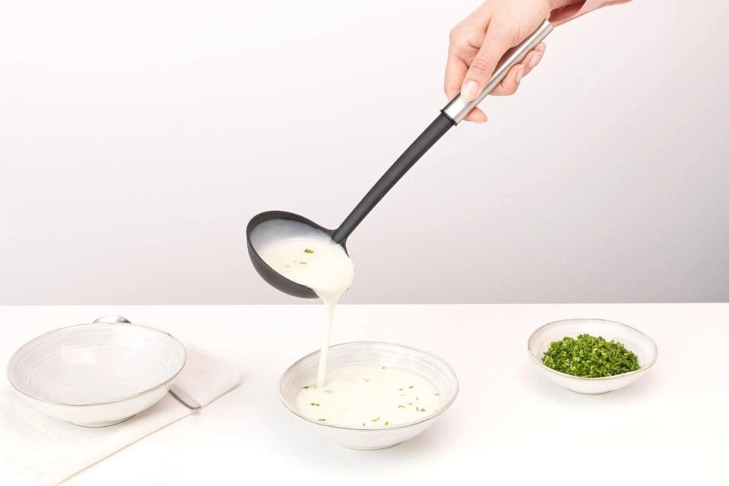 Brabantia 260285 set di utensili da cucina 4 pz Nero, Acciaio satinato