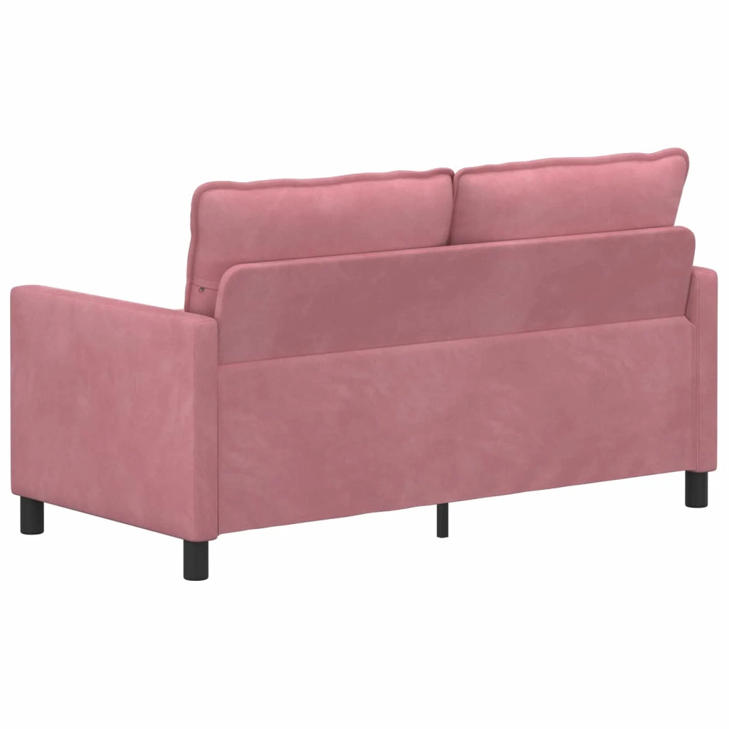 Divano Rosa 156 x 81 x 87,5 cm Velluto