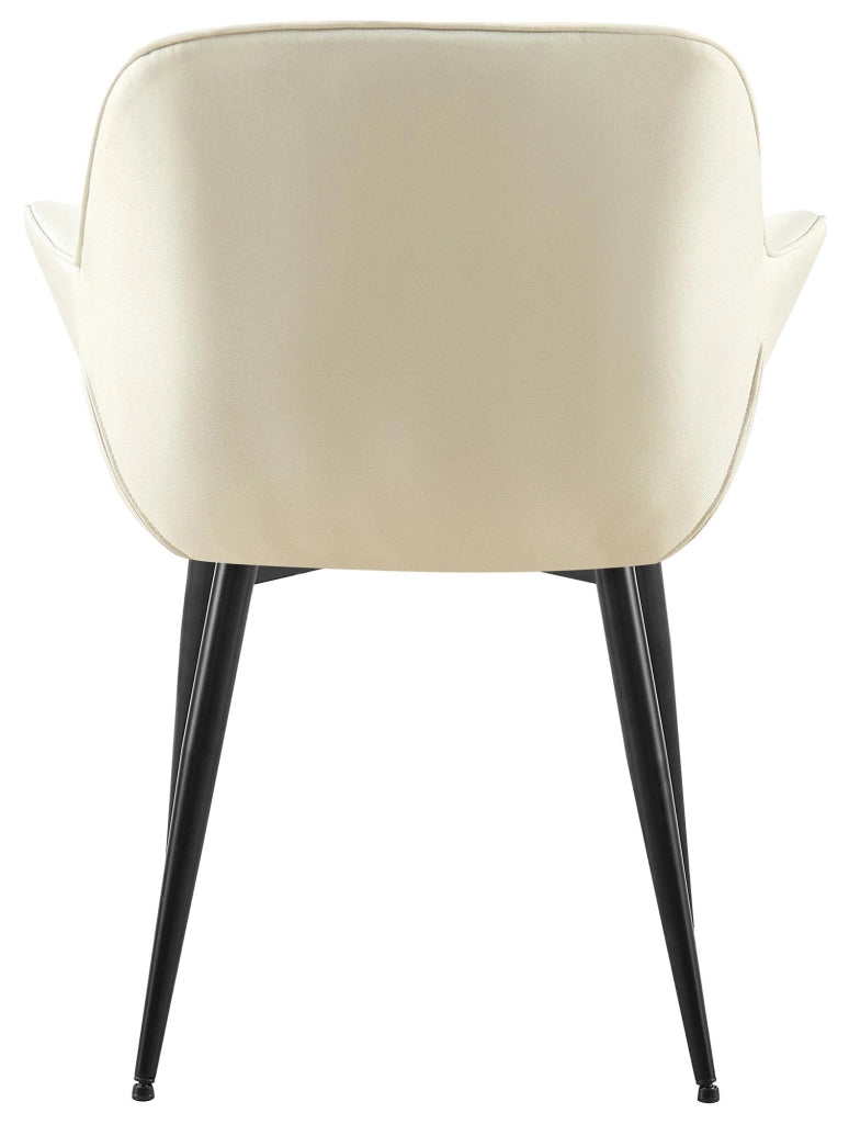 Sedia da pranzo Roseville crema,Tessuto