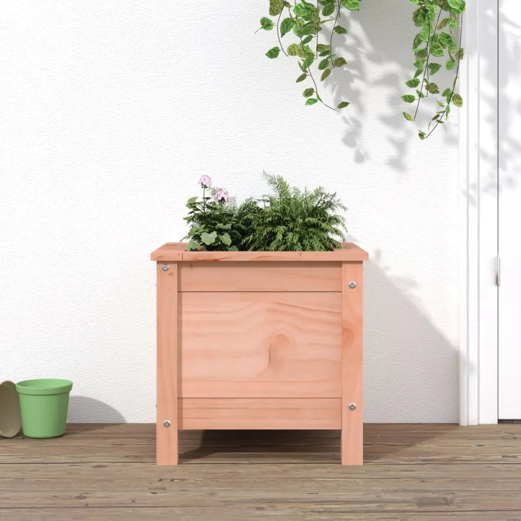 Fioriera da Giardino-Vaso da Esterno 40x40x39 cm in Legno Massello di Douglas