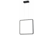 Lampada a sospensione Reality Anaya nera quadrata LED 24W