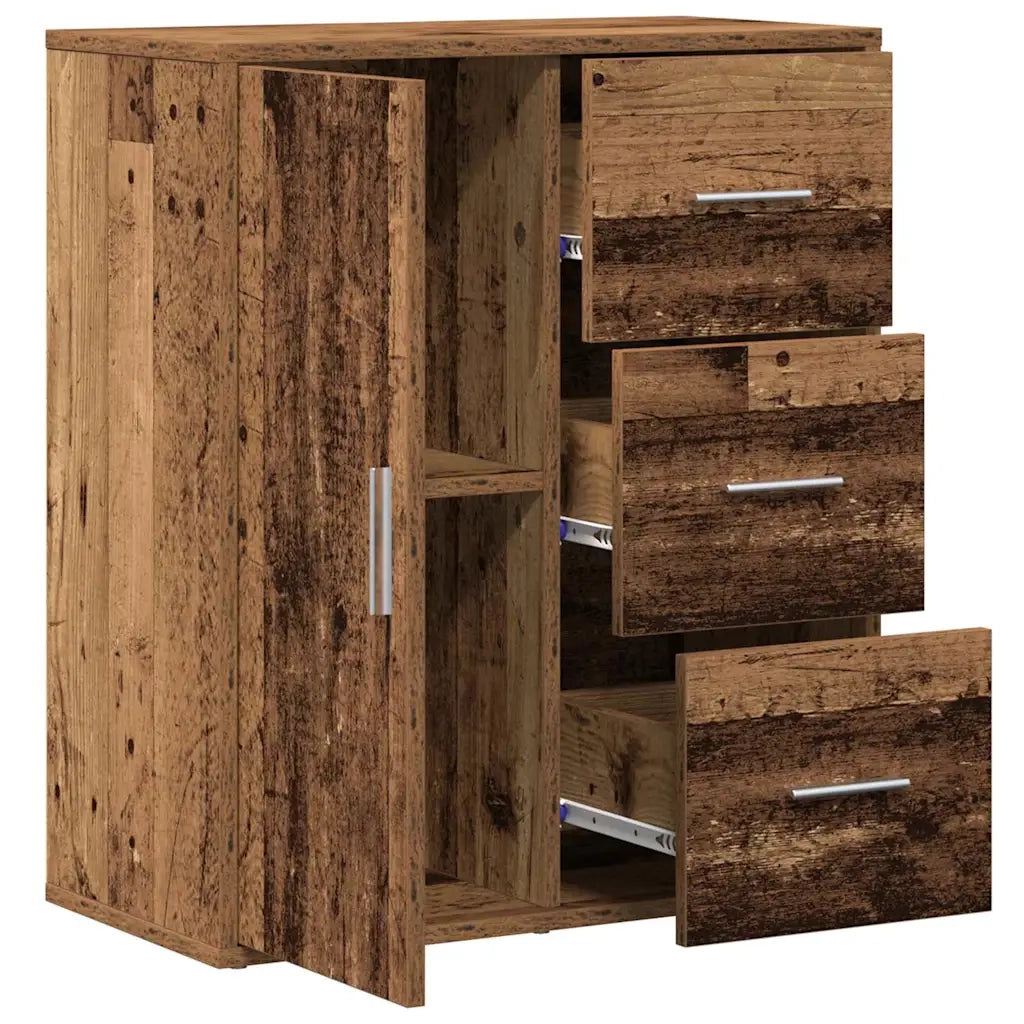 Credenza-Buffet-Armadio da cucina Legno vecchio 60 x 31 x 70 cm Legno multistrato 875044