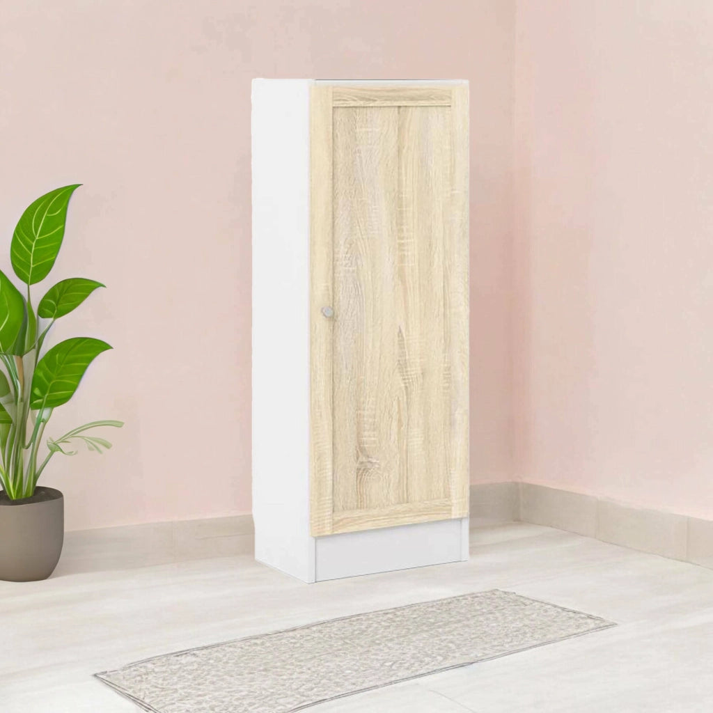 Biblioteca Amedee, Libreria Cassetti, 41x28x107h cm Bianco