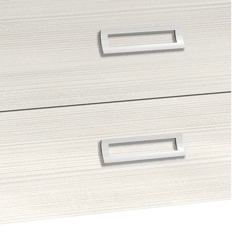 Mobile bagno sospeso 90 cm bianco matrix serie fantasy con lavabo e specchio