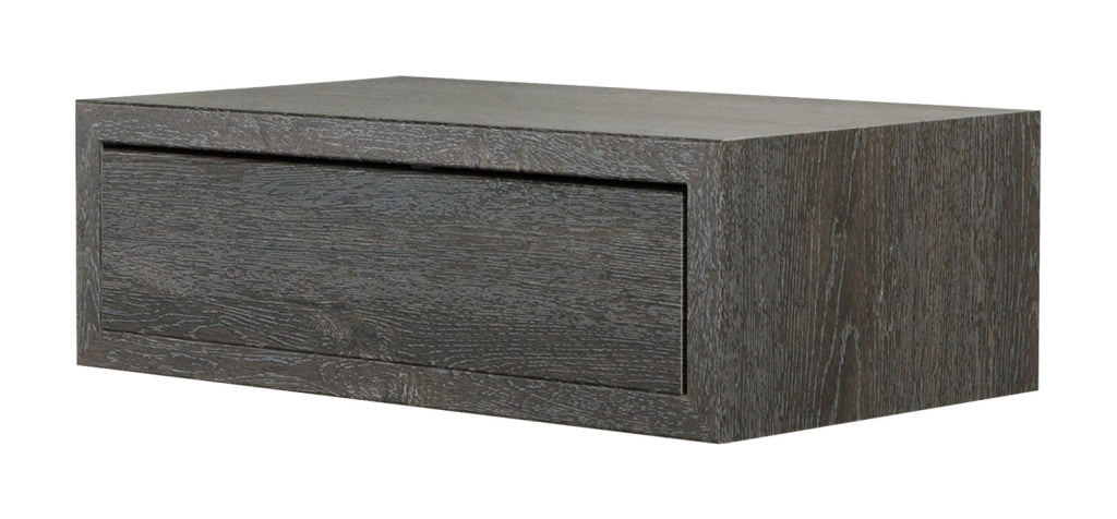 Mensola da Parete 1 Cassetto 45x13,4x23,7 cm in Fibra di Legno Lego Maxi Rovere Scuro