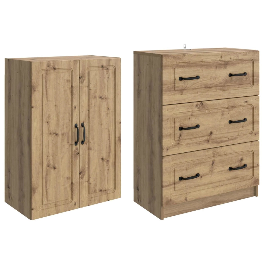 Set di armadi 2 pz 66 x 34,5 x 87 cm Legno ingegnerizzato 3416969
