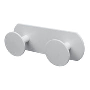 Trade Shop - Appendino Con 2 Ganci Appendi Porta Asciugamano A 2 Posti Bagno Casa Bianco 59771 -
