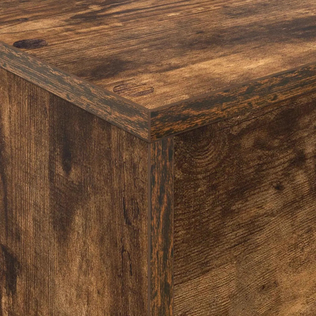 Scaffale per riviste Rovere fumé 70 x 41 x 96 cm 899539