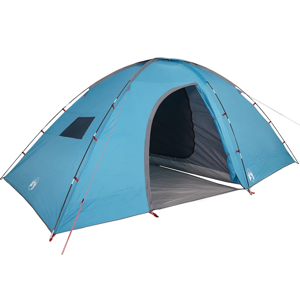 Tenda da Campeggio per 8 Persone-Tenda per Famiglie Blu Impermeabile