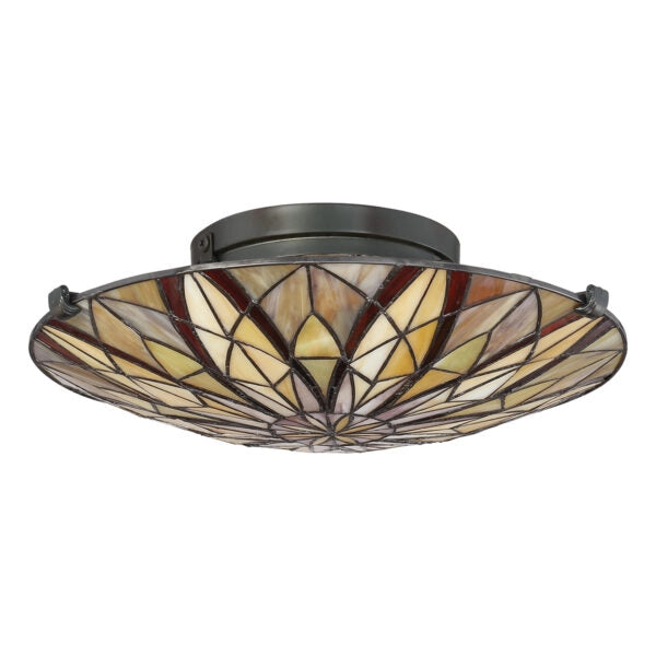 Lampada a sospensione Quoizel Vanguard nero antico 4xE14
