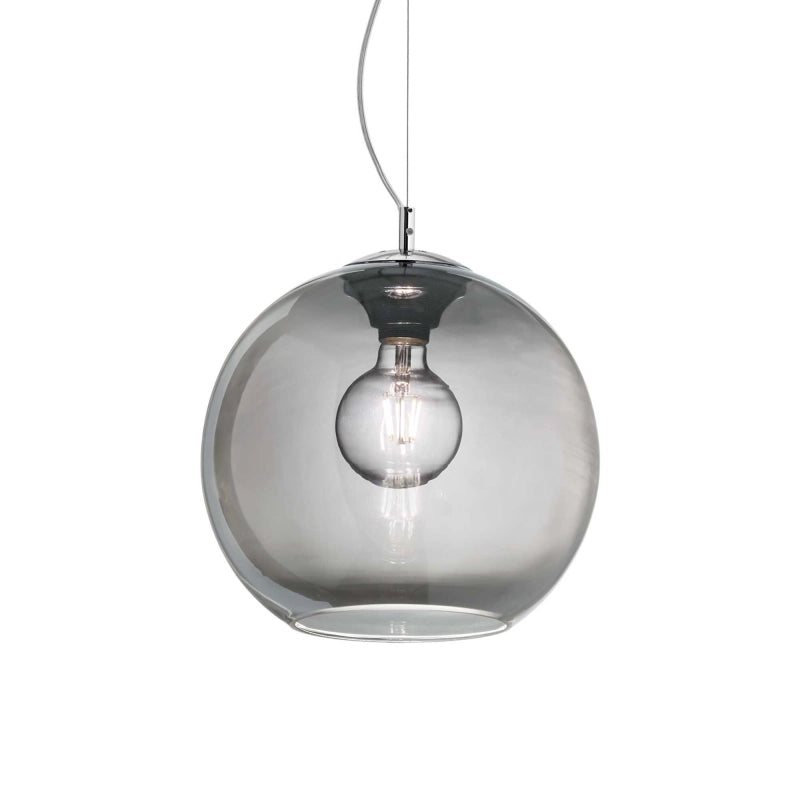 Lampada A Sospensione Nemo Sp1 D40 Fume' Ideal-Lux