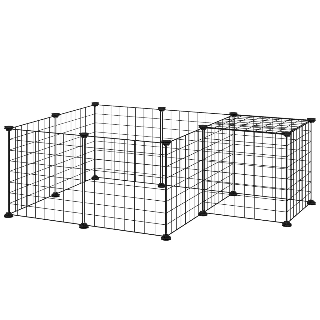 Recinto per animali domestici ¨C zephmum ¨C Nero 106x73x36 cm
