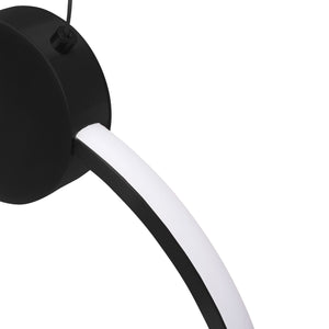 Lampada Da Soffitto Led App1392-cp Black 30cm