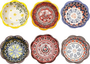Set di scodelle in ceramica da 6, Ø 9,8 cm - Sauciere, tapas e snack - Scodelle per soia, 70 ml