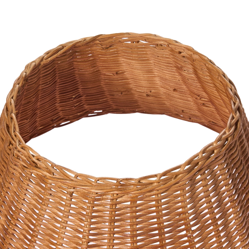 Collare per albero di Natale in rattan ⌀ 50 cm fatto a mano rotondo accessori decorazioni naturale