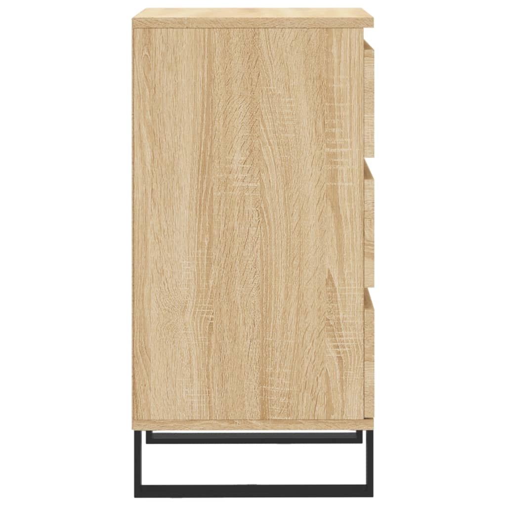 Buffet credenza cassettiera armadio mobile contenitore organizer cucina soggiorno rovere Sonoma 40 x 35 x 70 cm legno ingegnerizzato marrone 02_0031560