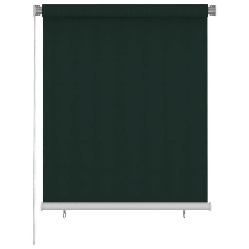 Tenda a Rullo per Esterni 120x140 cm Verde Scuro HDPE cod mxl 51664