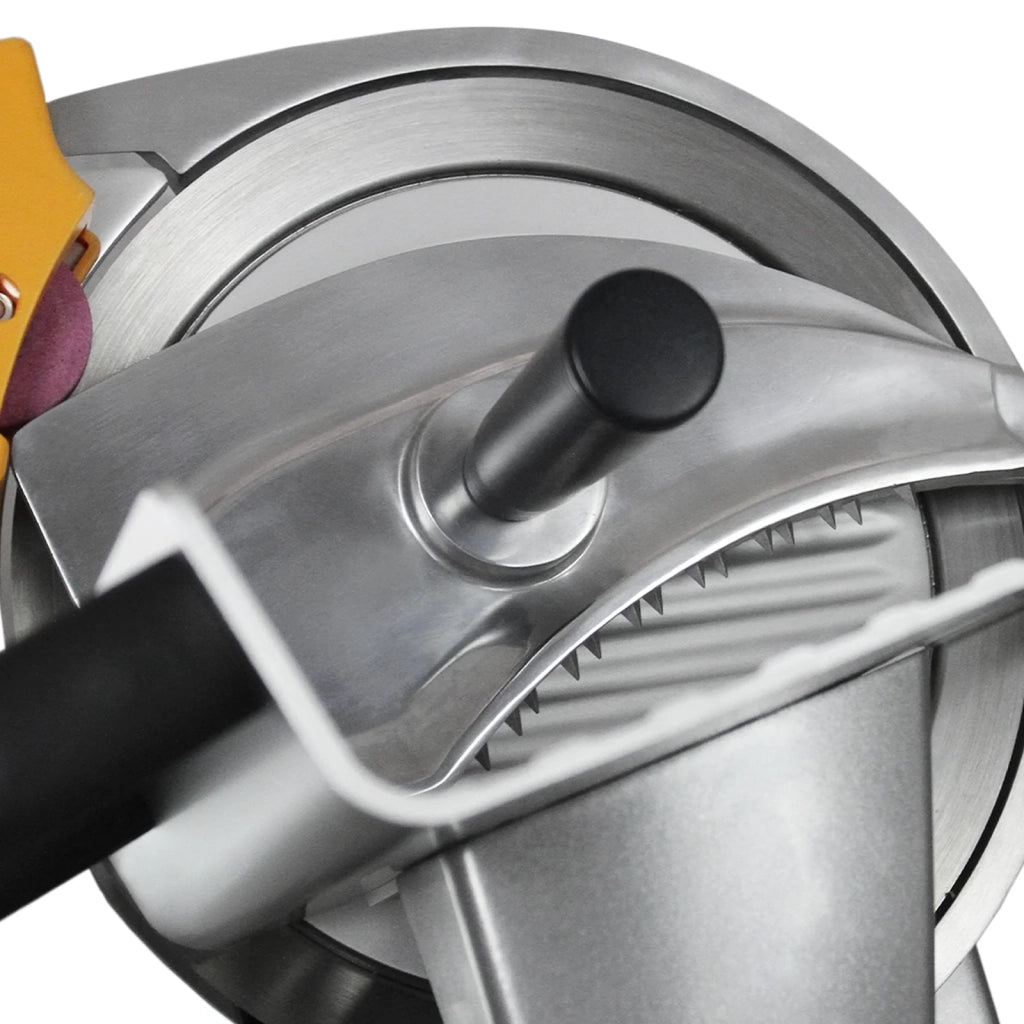 Affettatrice Elettrica Commerciale in Acciaio Inox Affetta Salumi Carni Formaggi Pane Verdure per Ristoranti Pizzerie Bar o Uso Domestico - 30 cm