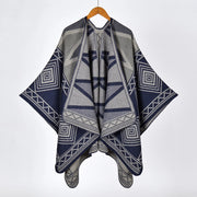 Sciarpa da donna spessa e calda in jacquard stile retr¨°, alla moda.
