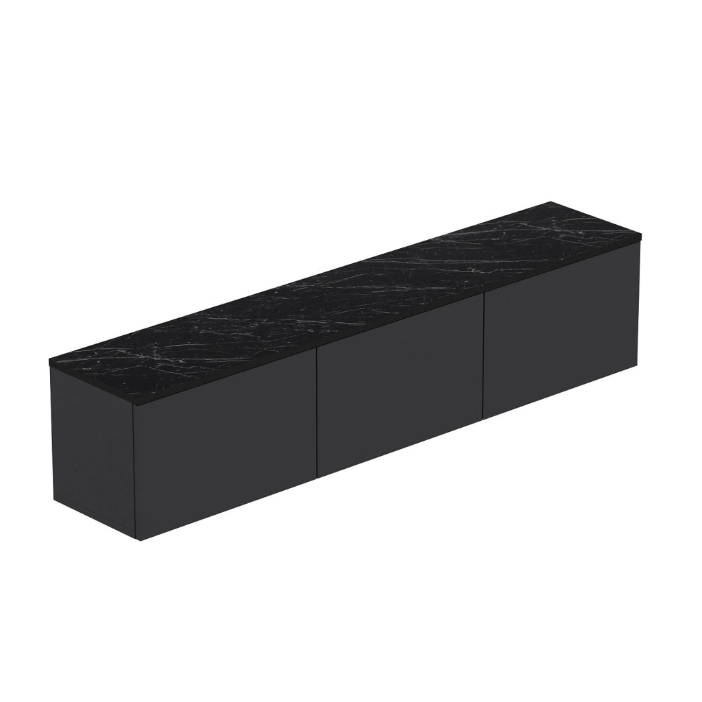 Porta TV in legno "Neon" - 160 x 32 x 35 cm - Antracite