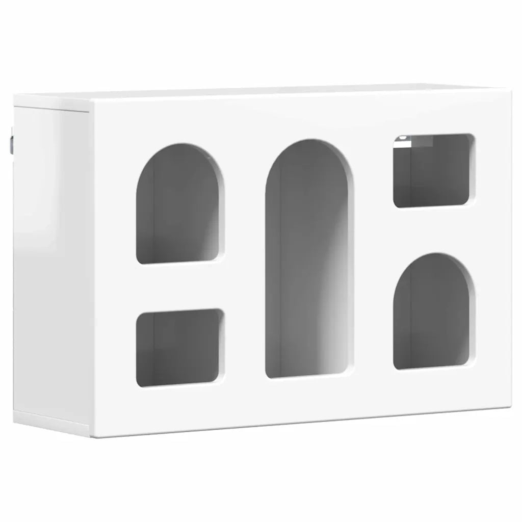 Armadio pensile Bianco Lucido 60 x 20 x 40 cm Legno multistrato CFW2252674