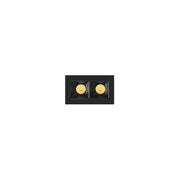 NANO TRAM Faretto LED da Incasso Modulare 6W Smart Tuya, Temperatura Colore Regolabile 2700K-6000K, Fascio 30º, Struttura in Alluminio Nero Opaco