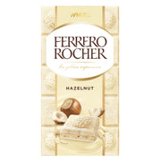 Ferrero rocher original tavoletta di cioccolato bianco con nocciole da 90 grammi