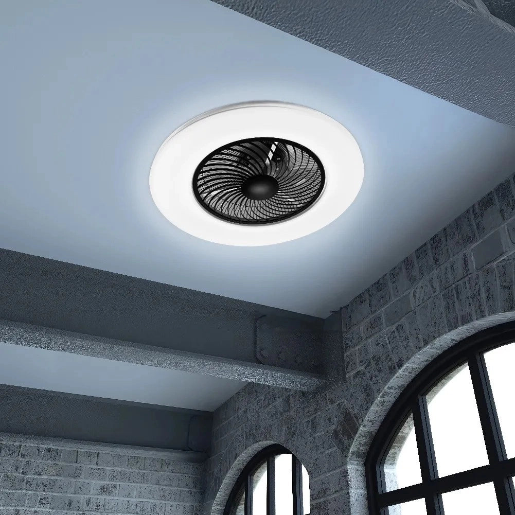 Lampada Con Ventilatore App1552-c Black