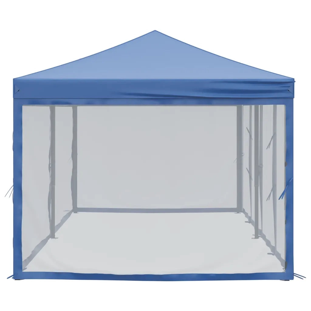 Tenda per Feste Pieghevole con Pareti Laterali Blu 3x6 m 93549