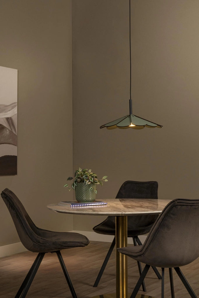 Lampada sospesa BLOMSTER LED 9W verde legno Lucide