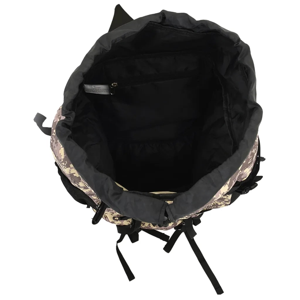 Zaino da Trekking Cammello Mimetico 80 L in Tessuto Oxford