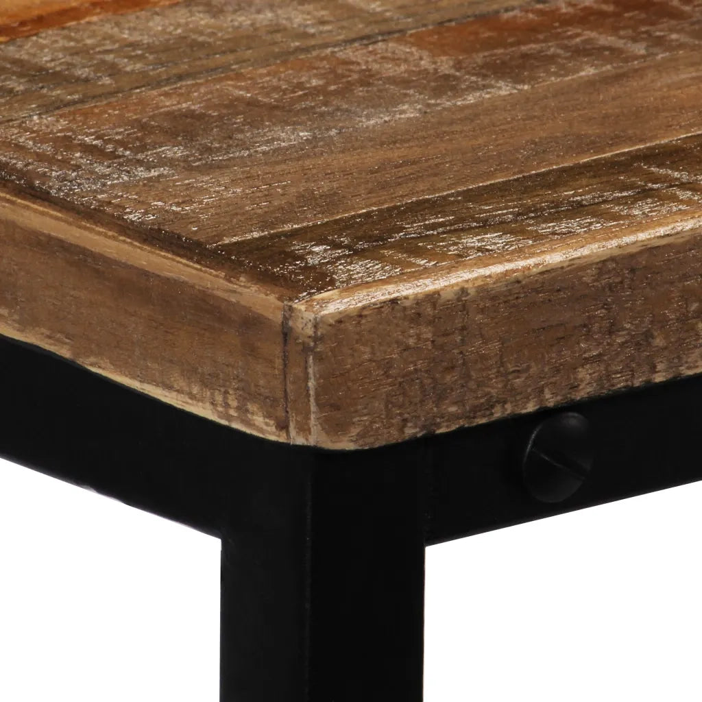 Tavolo Consolle in Legno di Teak Rigenerato 90x30x76 cm cod mxl 12328