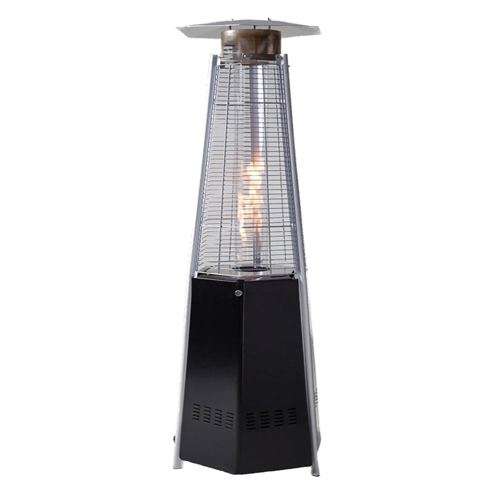 Stufa Radiante Piramide Esagonale Kasart 12,5 kw in Acciaio Inox