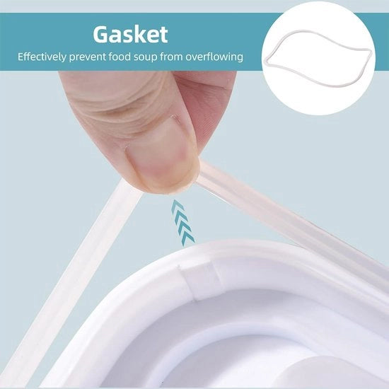 Lunchbox elettrica con doppia interfaccia, 1,8 l rivestimento in acciaio inossidabile - pasti caldi in viaggio - utile per l'auto - inclusa presa europea