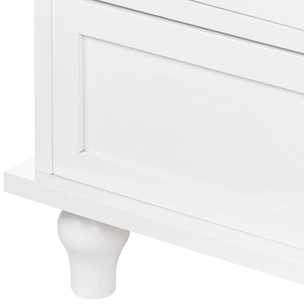 Credenza Bianca 2 Ante Con Cassetto Armadio Portaoggetti MDF Soggiorno