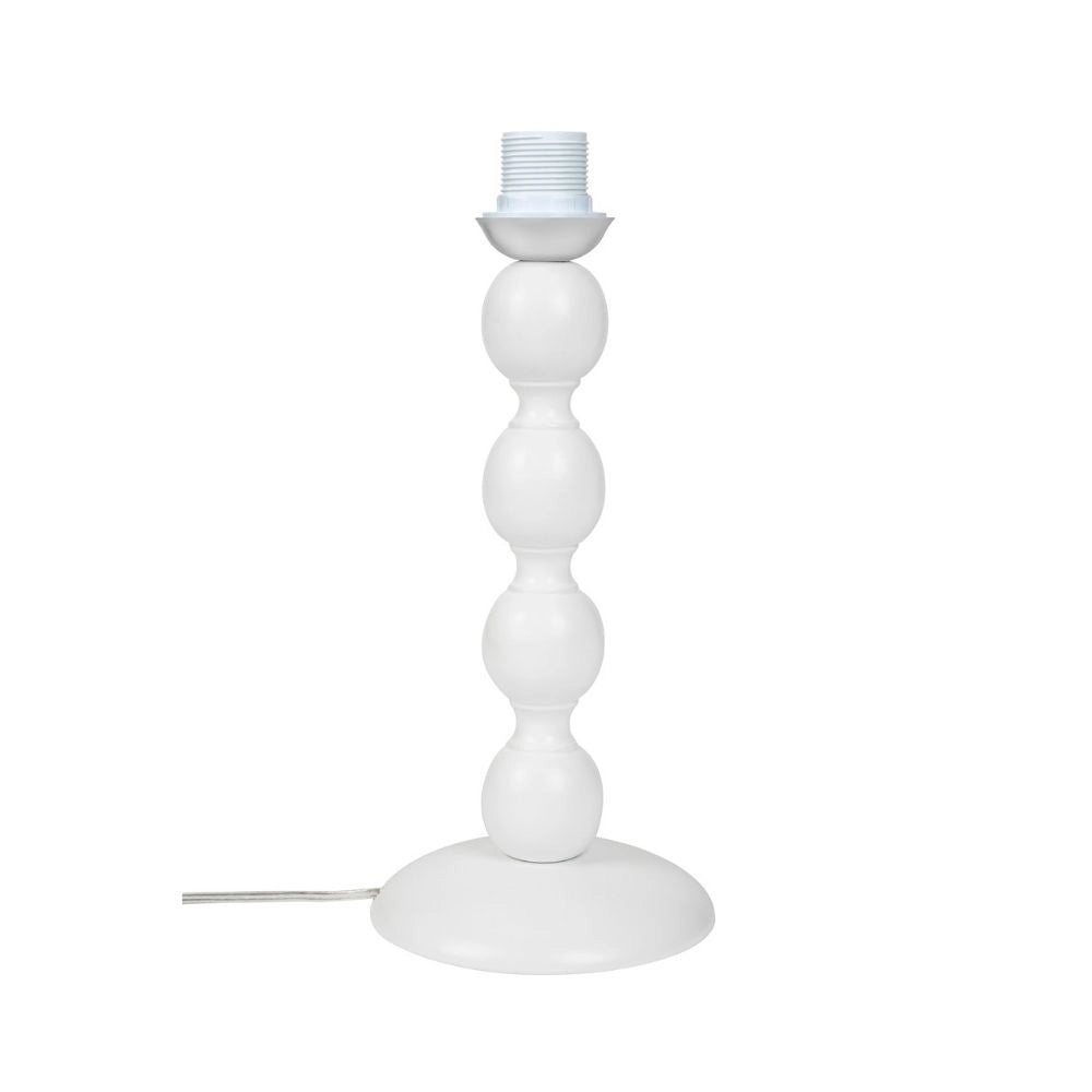 Lampada da tavolo base bianca e paralume colore turchese LAGUNAH372877
